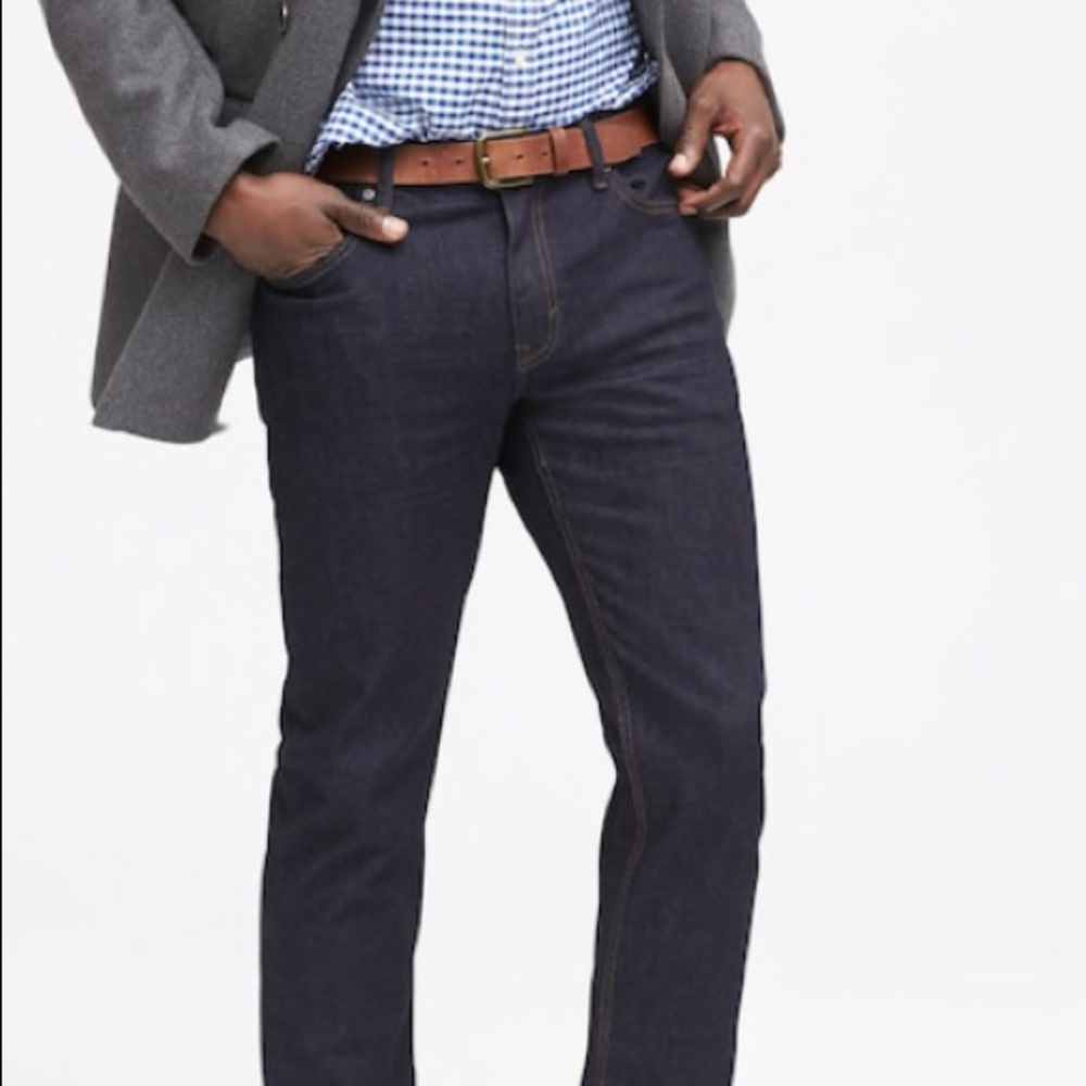NWT Banana Republic Straight Dark Wash Jeans